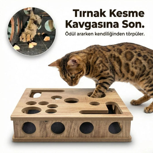 PatiKür – Tırnak Törpüleyen Tırmalama ve Ödül Oyuncağı