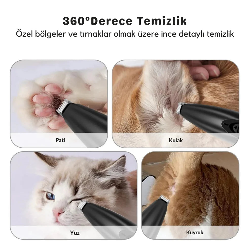 Patimora ProTrim Kedi ve Köpekler İçin Hassas Tıraş Makinesi