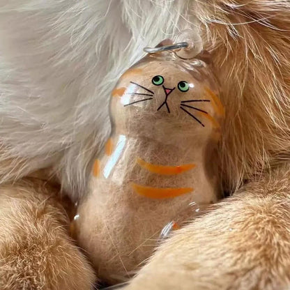 Patimora Sonsuz Bağ Kedi Figürlü Anı Anahtarlığı