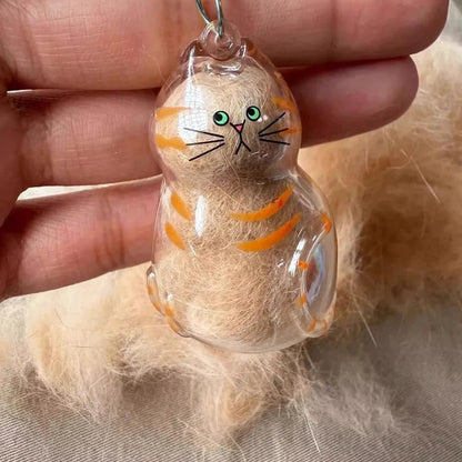 Patimora Sonsuz Bağ Kedi Figürlü Anı Anahtarlığı