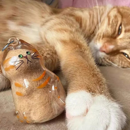 Patimora Sonsuz Bağ Kedi Figürlü Anı Anahtarlığı