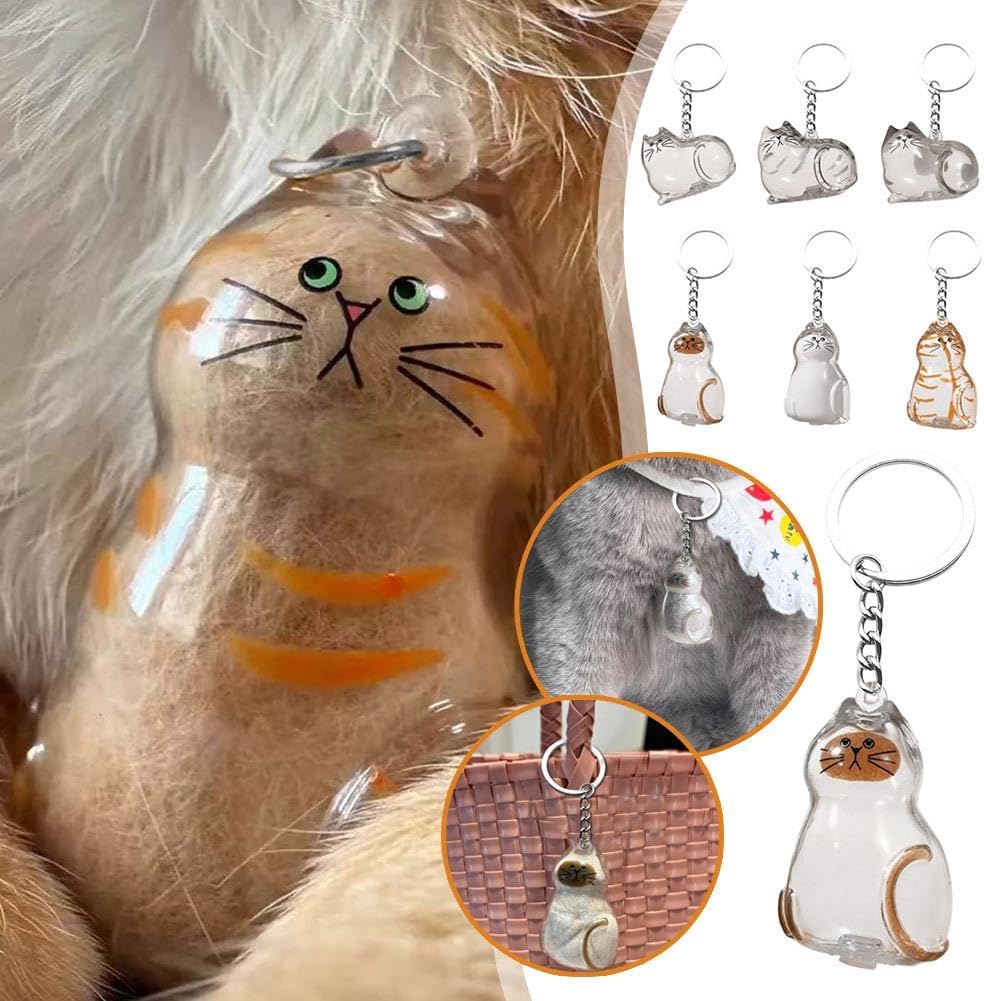 Patimora Sonsuz Bağ Kedi Figürlü Anı Anahtarlığı