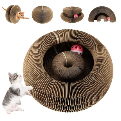 Patimora Sihirli Akordeon Kedi Tırmalama ve Oyun Yatağı