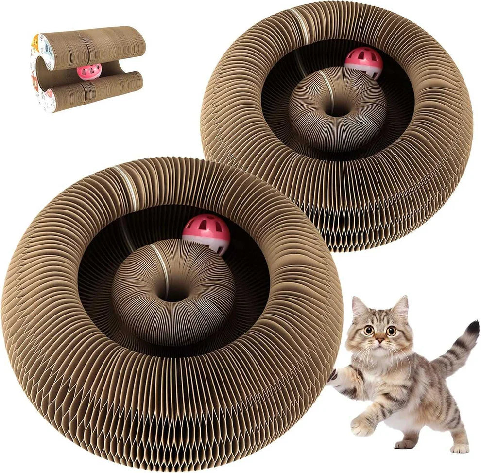 Patimora Sihirli Akordeon Kedi Tırmalama ve Oyun Yatağı