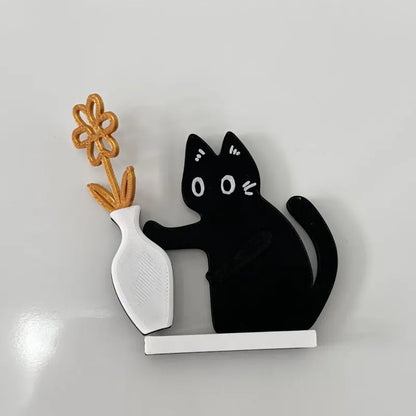 Patimora Anı Vazosu Kedi Bıyığı Saklama Magneti