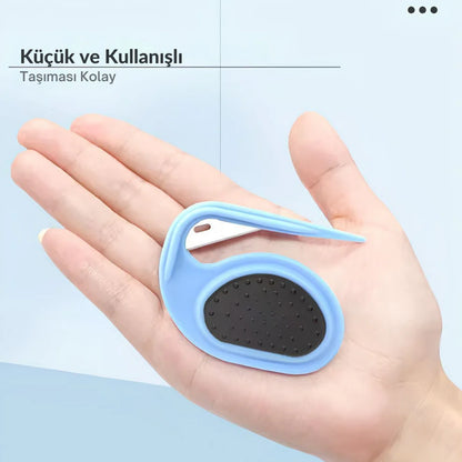 Patimora Pro-Care: Acısız Kıtık Açıcı Kedi & Köpek Tarağı (İkili Set)