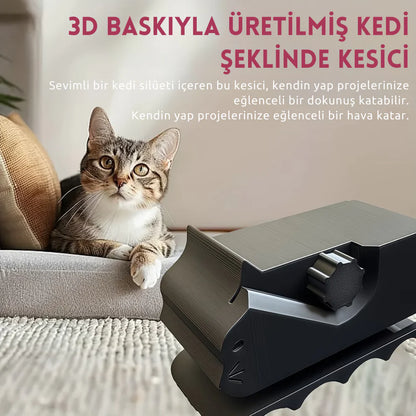 PatiCut Güvenli Karton Kesici ve Tırmalama Yapma Aparatı