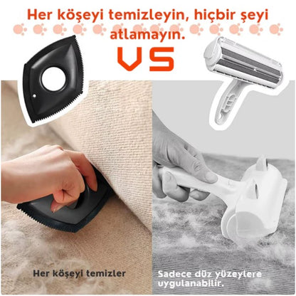 Patipür Yıkanabilir Silikon Evcil Hayvan Tüy Toplayıcı