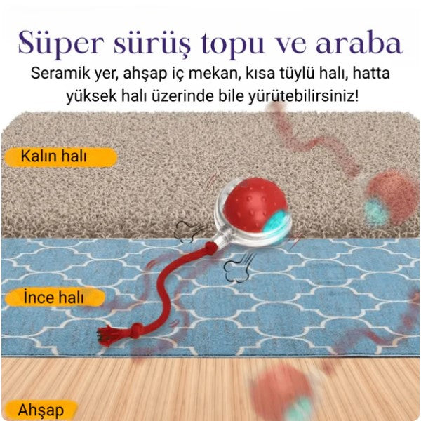 Patitop Akıllı Evcil Hayvan Topu: Sensörlü ve Otomatik Eğlence