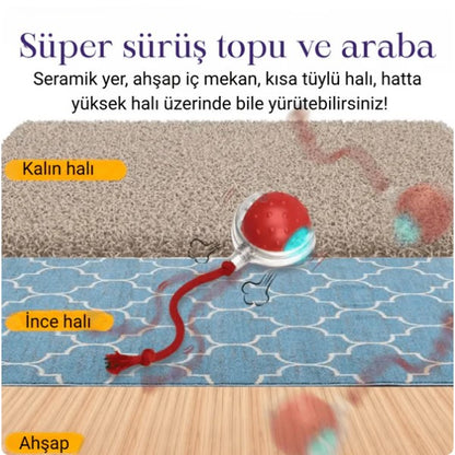 Patitop Akıllı Evcil Hayvan Topu: Sensörlü ve Otomatik Eğlence