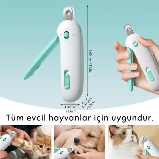 PatiCare Pro Ayarlanabilir Kedi ve Köpek Tırnak Makası & Törpü