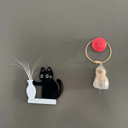 Patimora Anı Vazosu Kedi Bıyığı Saklama Magneti