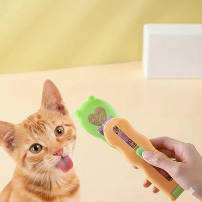 PatiSpoon Güvenli Kedi & Köpek Sıvı Ödül Maması Kaşığı