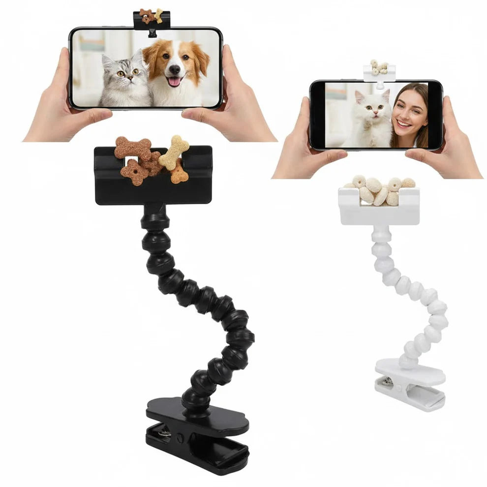 PatiFocus Telefon Uyumlu Ödül Maması ve Selfie Tutucu
